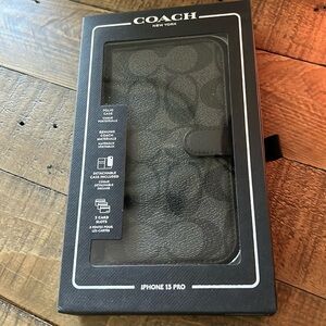 Coach iPhone case folio style, iPhone 13 PRO.